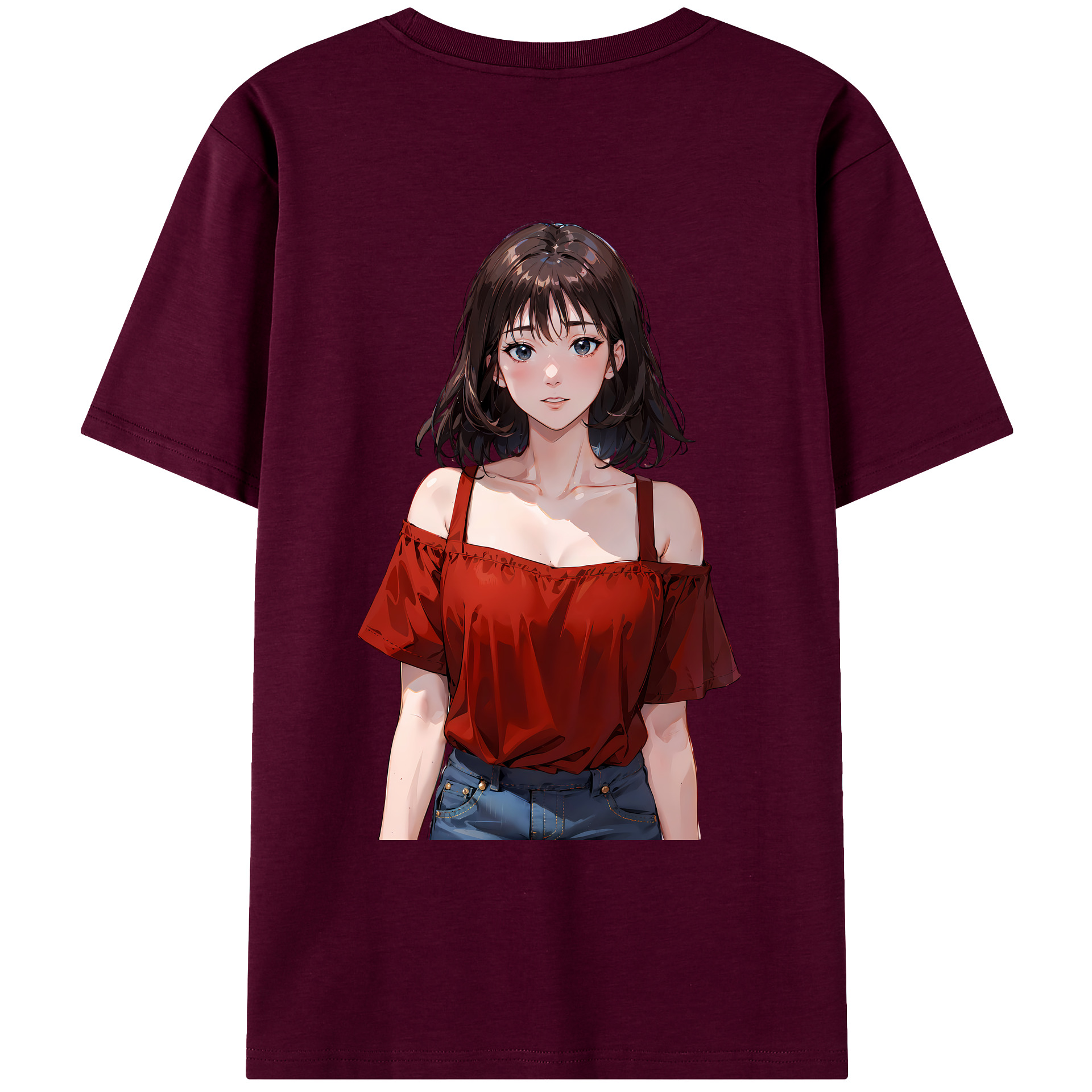（画像用） SLAM DUNK／スラムダンク レディース半袖Tシャツ(バックプリント)